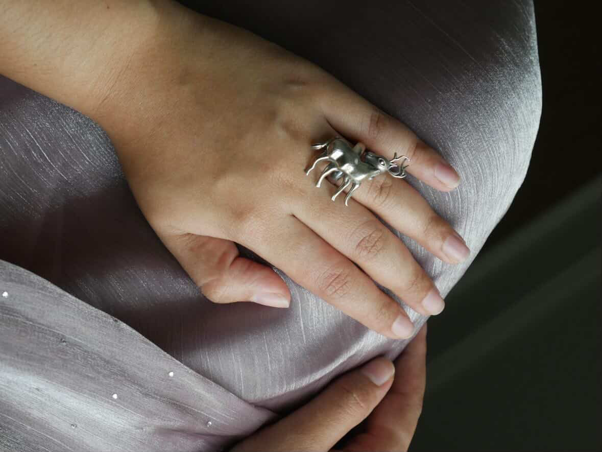 Deer Statement Finger Ring