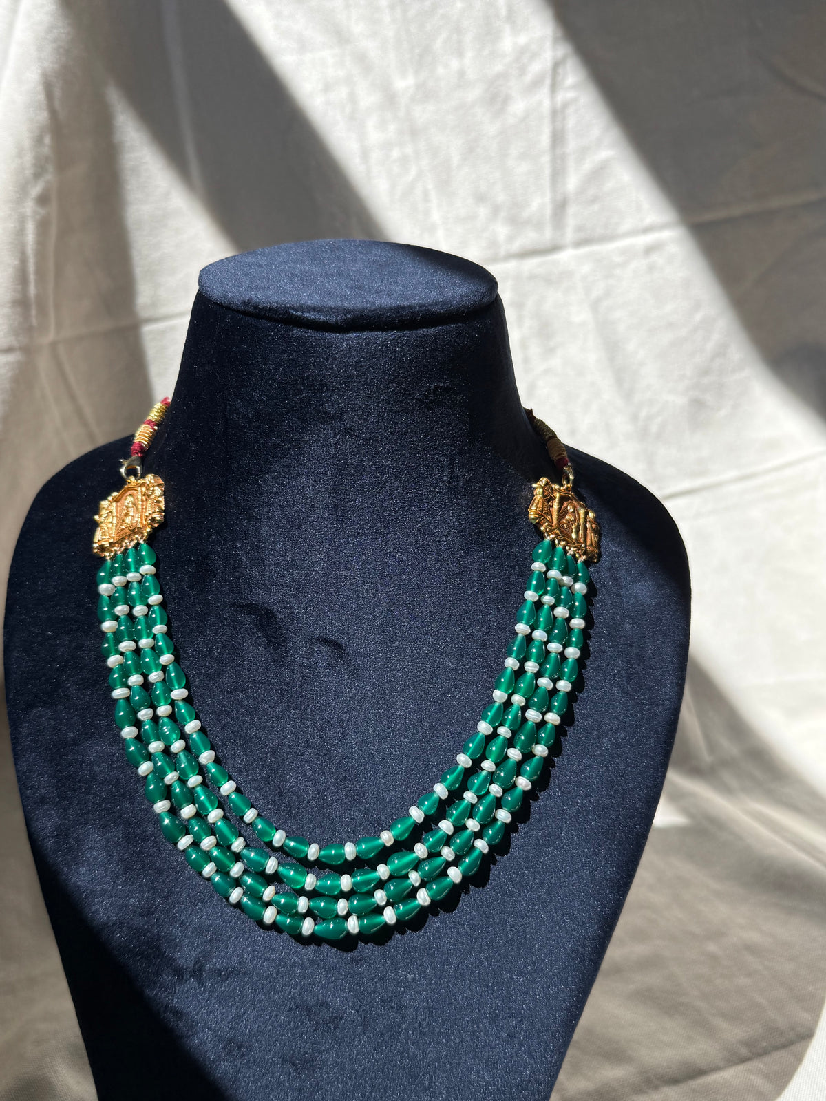 Green Onyx Layered Necklace