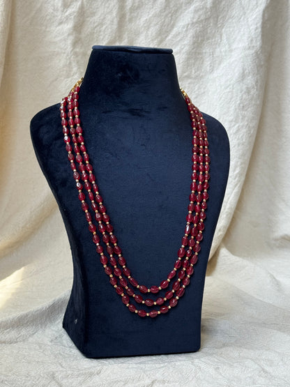 Crimson Cascade Necklace