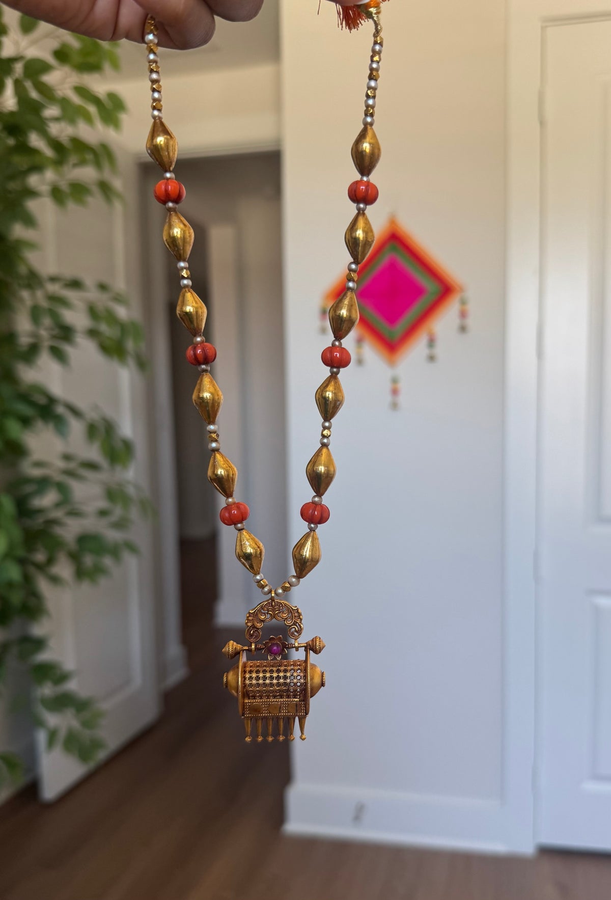 Coral Temple Heritage Necklace