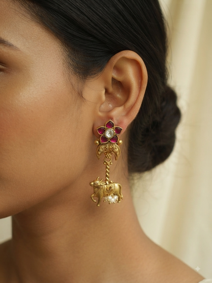 Nandhi Earrings