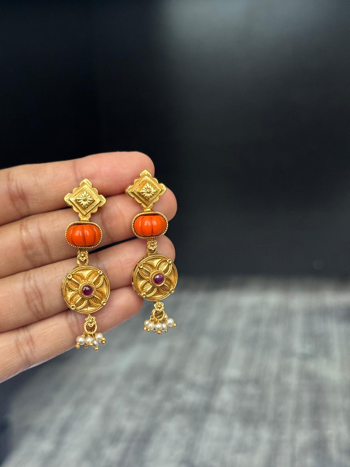 Coral Temple Heritage Necklace