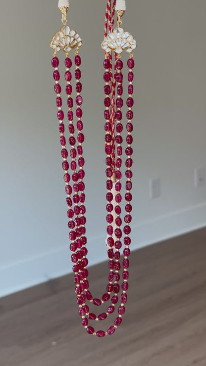 Crimson Cascade Necklace